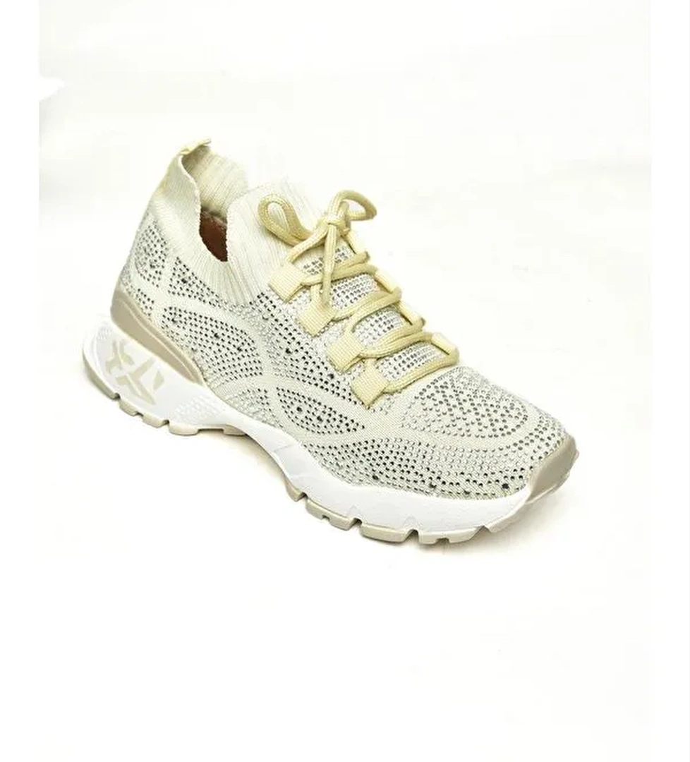 U6029151 Bej Kadın Sneakers - Görsel 1