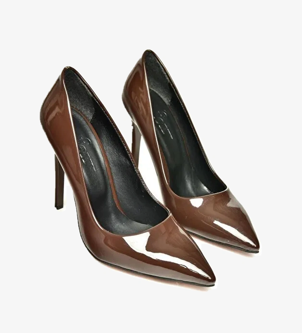 T6761920 Kahverengi Kadın Topuklu Ayakkabı