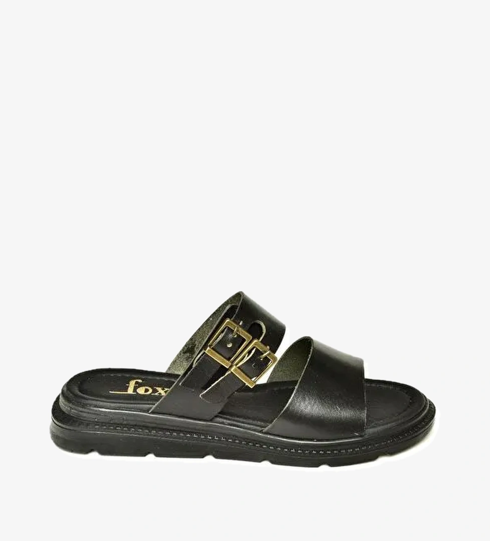 U2910995 Siyah Kadın Terlik - Görsel 1