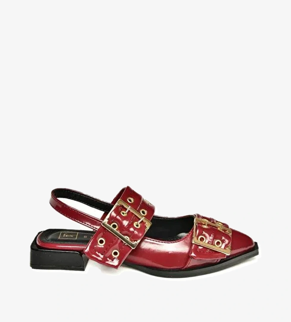 U5186001 Bordo Kadın Ayakkabı