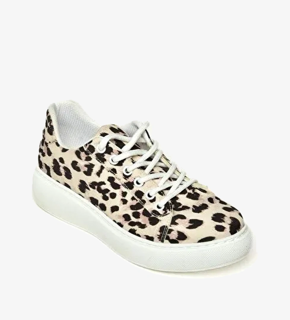 P6020450 Bej Kadın Sneakers - Görsel 1