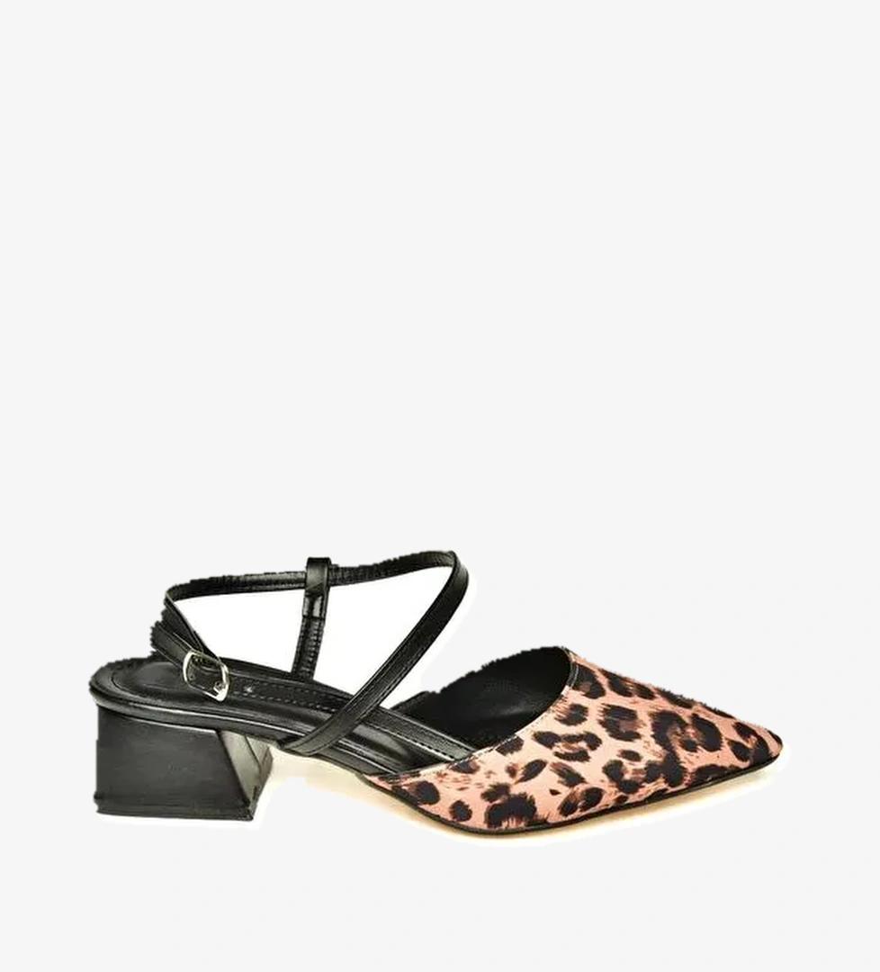 U9982321 Taba Kadın Topuklu Ayakkabı