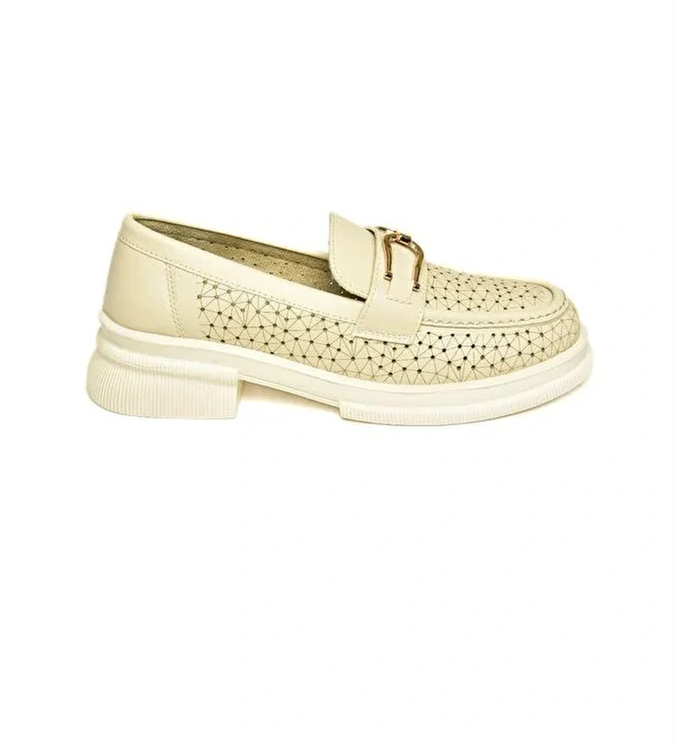 U7041265 Bej Kadın Ayakkabı - Görsel 1