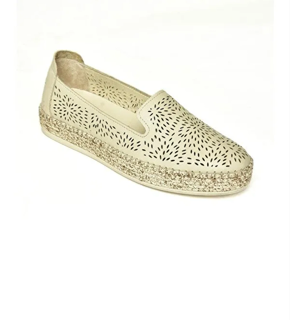 U5552001 Bej Kadın Ayakkabı - Görsel 1