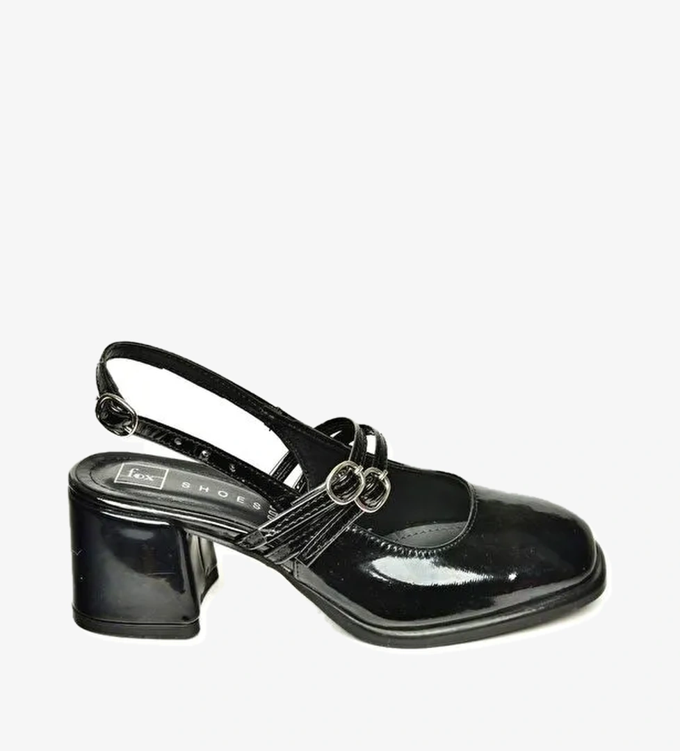 U5181215 Siyah Kadın Topuklu Ayakkabı - Görsel 1