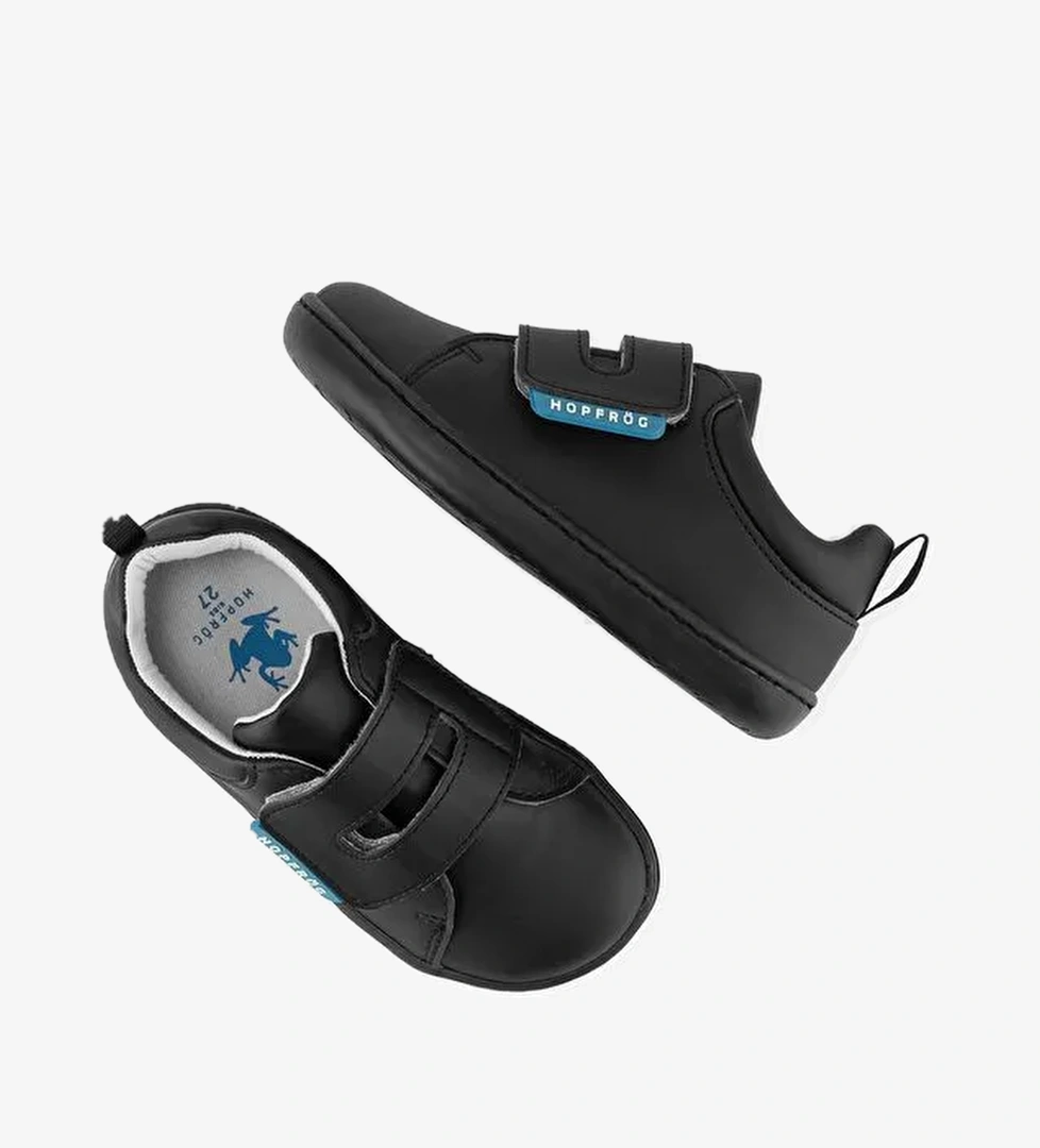 Smart Walker Casual Süper Mat Siyah Barefoot Çocuk Ayakkabı