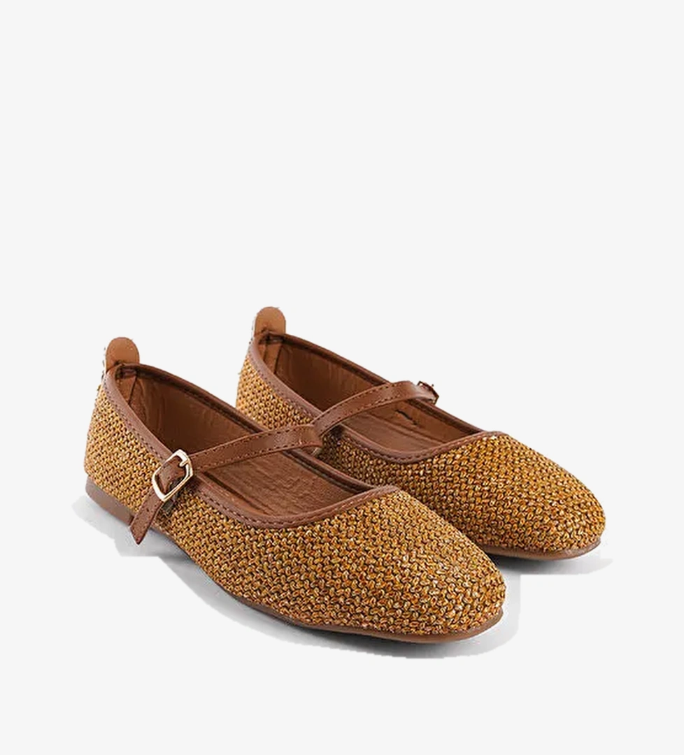 Capone Outfitters Kahverengi Capone Outfitters Hanna Trend Kadın Babet