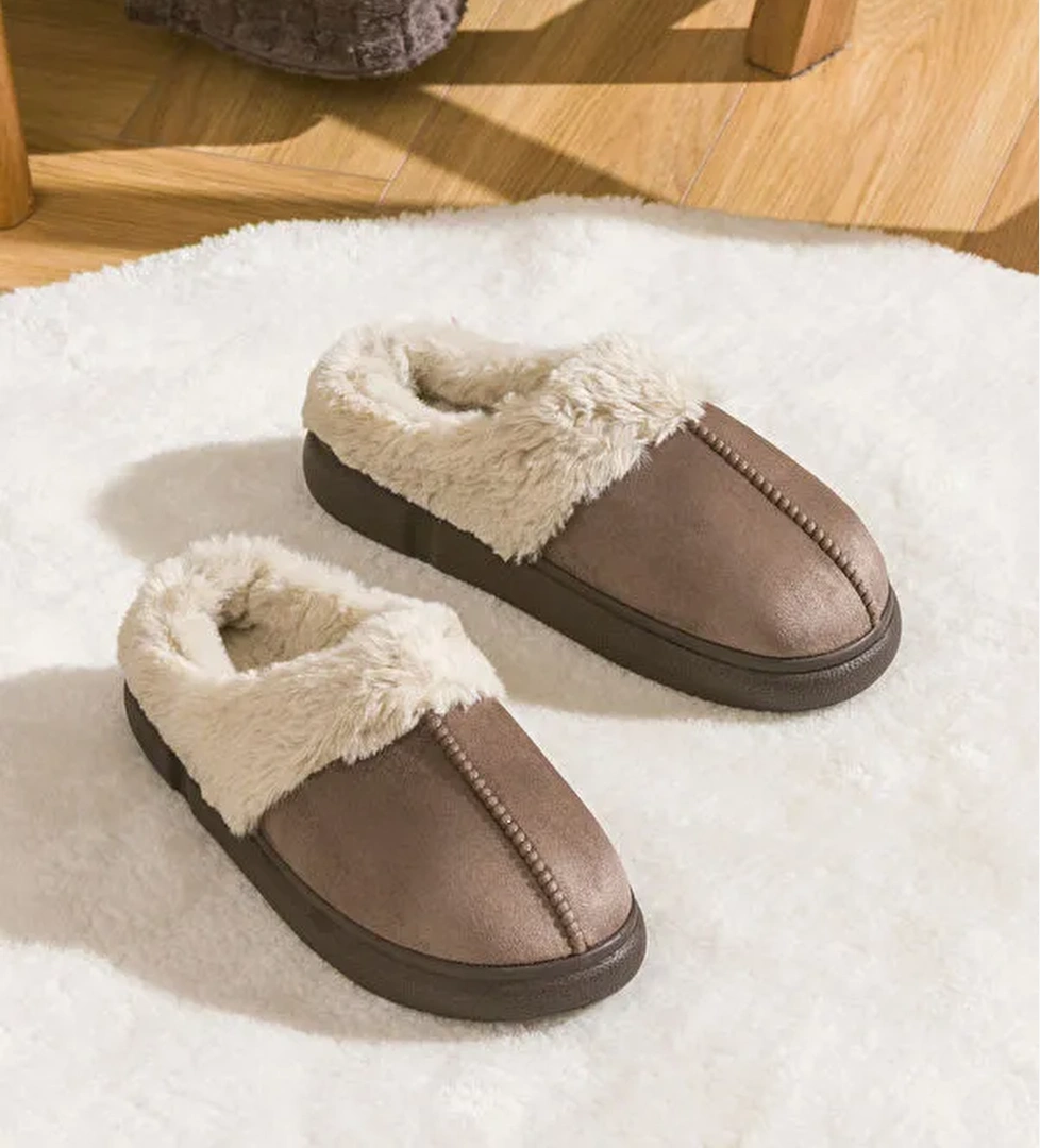 Lcw Steps Bej Lcw Steps Süet Görünümlü Kadın Ev Terliği