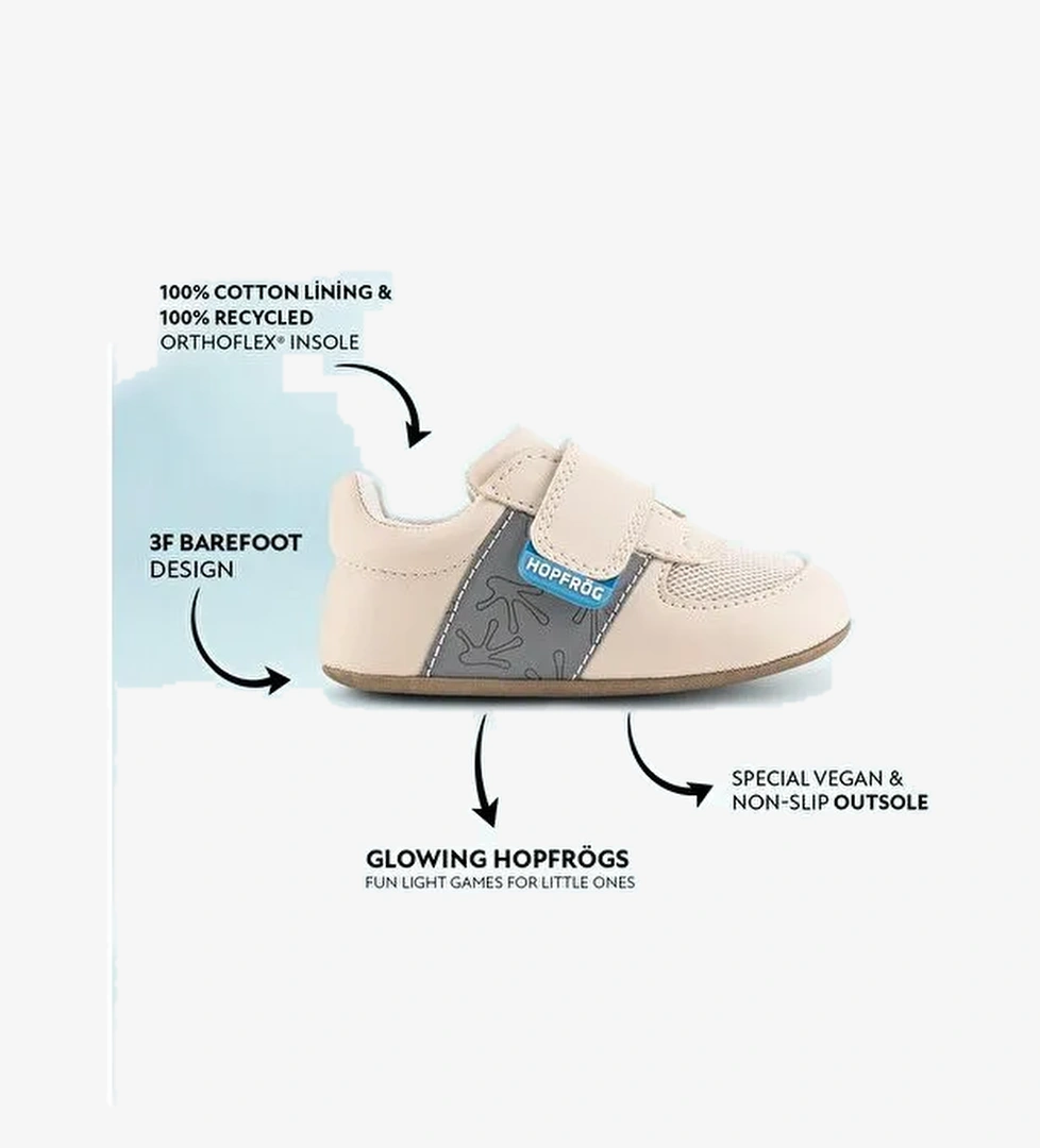 Hopfrög Yeşil Hopfrög ⁠smart Walker First Prime Havalı Barefoot İlk Adım Bebek Ayakkabı