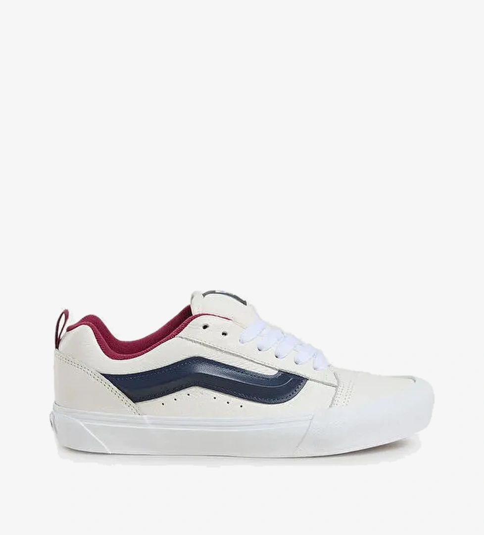 Knu Skool Deri Logolu Sneaker Unisex Ayakkabı VN000D22WTM1