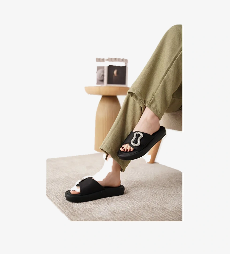 D0343 Günlük Ortopedik Konforlu Terlik - Görsel 1