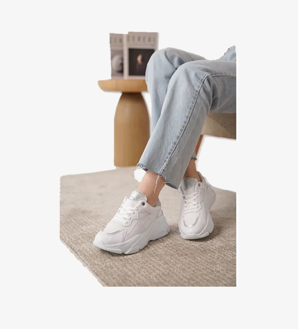 D383 Günlük Ortopedik Kadın Sneaker Spor Ayakkabı