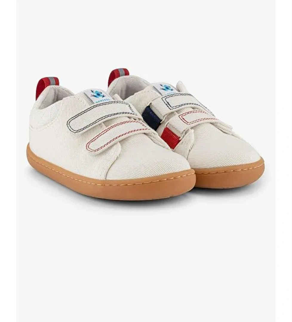 Smart Walker Recycled Canvas Eco Beyaz Barefoot Çocuk Ayakkabı