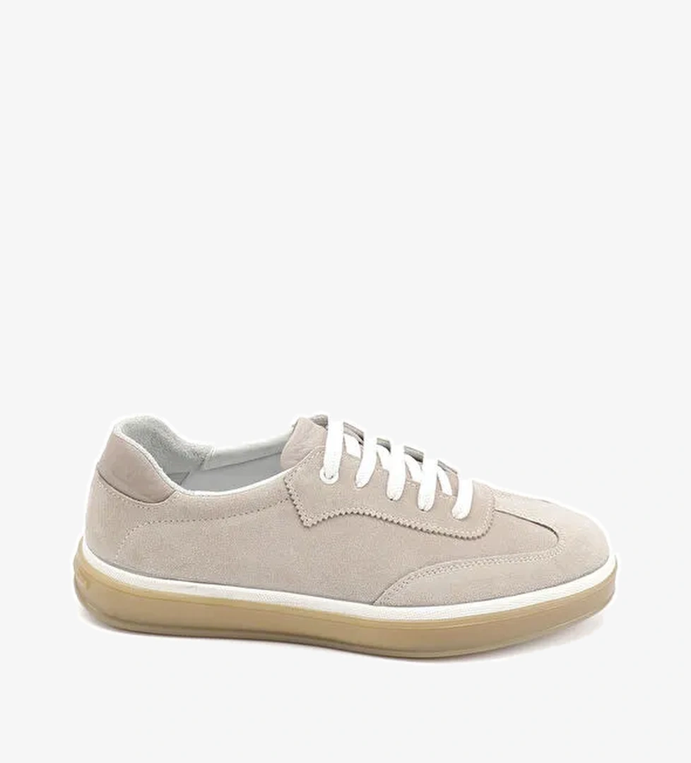 Gönderi̇(r) Erkek VİZON Bağcıklı Hakiki Deri Comfort Sneaker model görseli