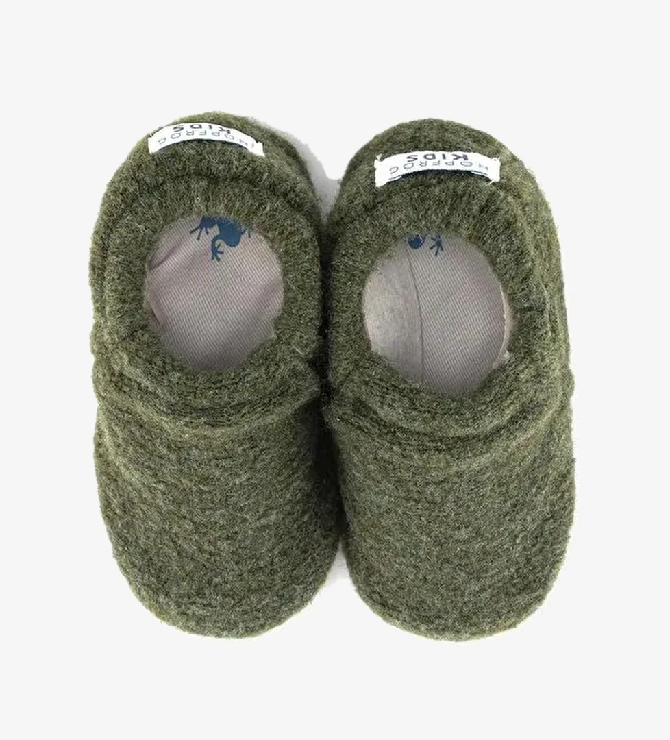 Hopfrög Gri Hopfrög Recycled Woo Wooly Yünlü Barefoot Patik (Hediye Seti)