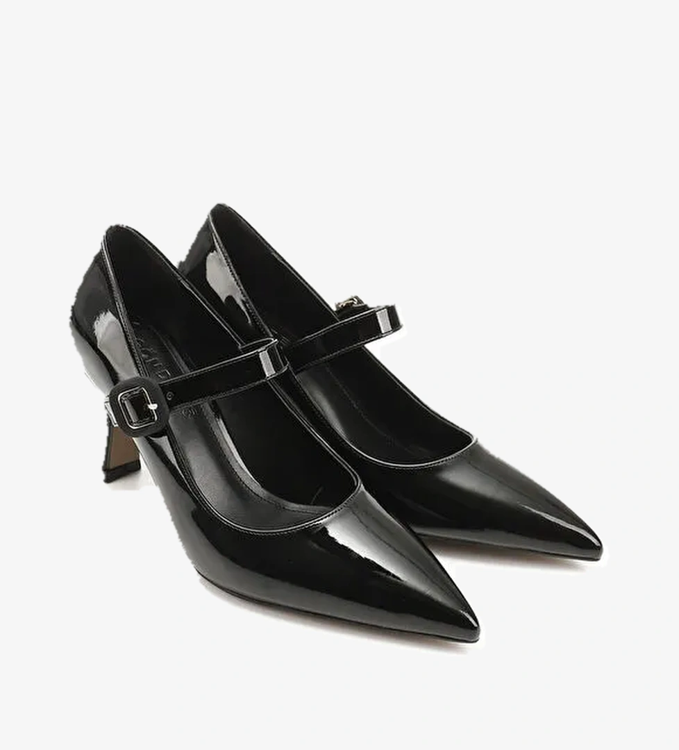 Gonderi(r) Bej Gonderi(r) Sivri Burun Kadın Kadeh Ökçe Ayakkabı