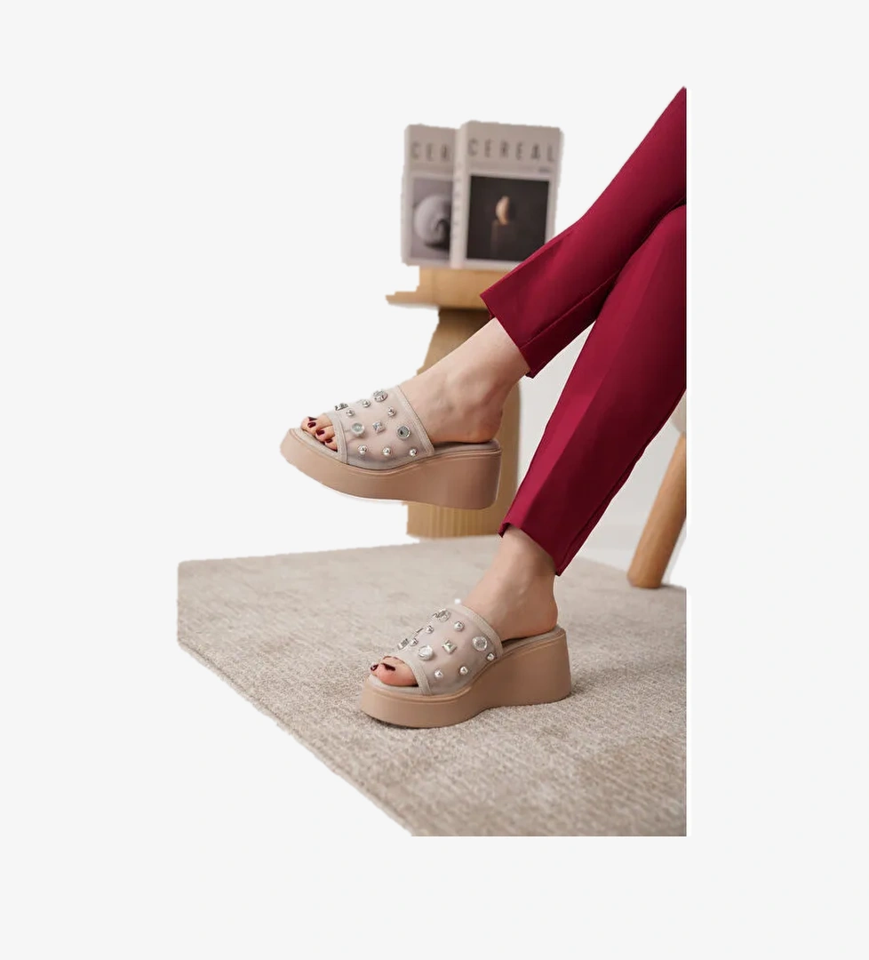 D1580 Günlük Ortopedik Konforlu Terlik - Görsel 1