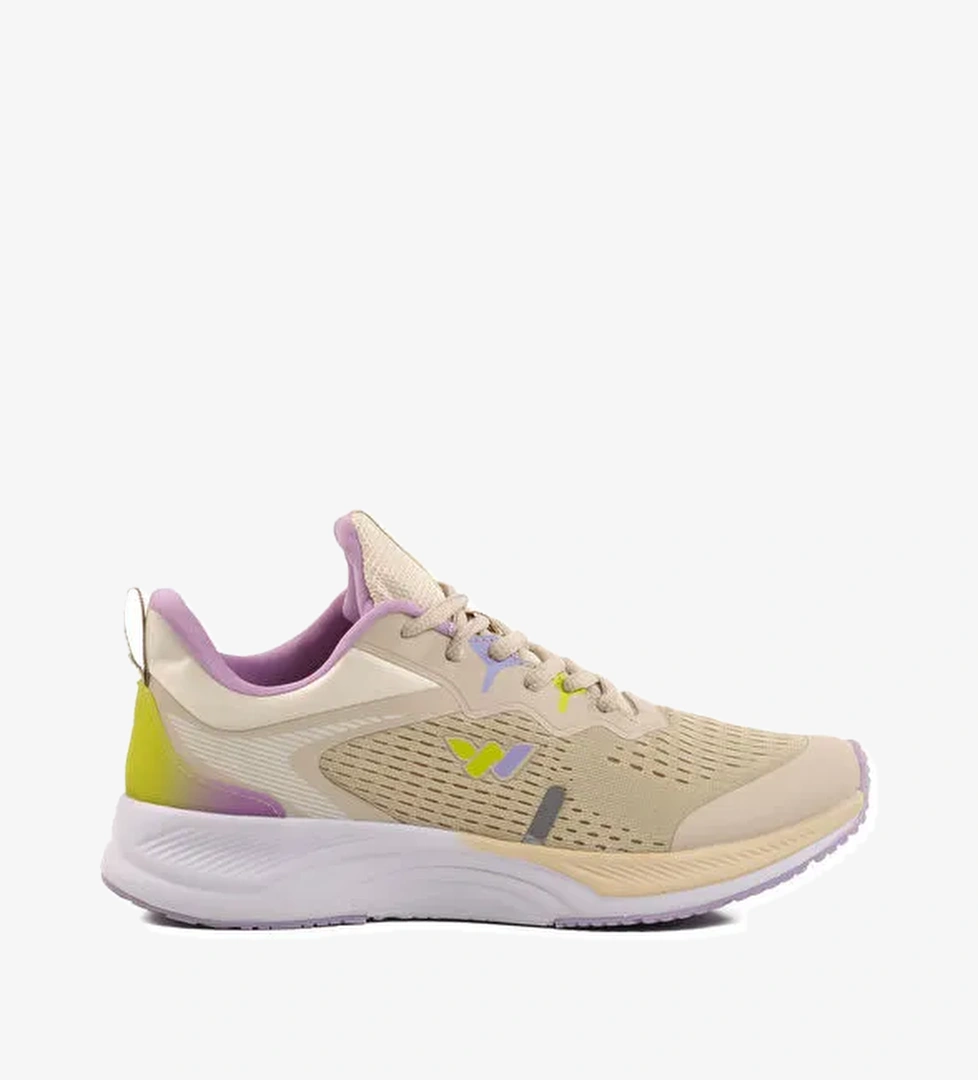 Bej Memory Foam Hafif Hava Alabilen Unisex Spor Ayakkabı Mada G