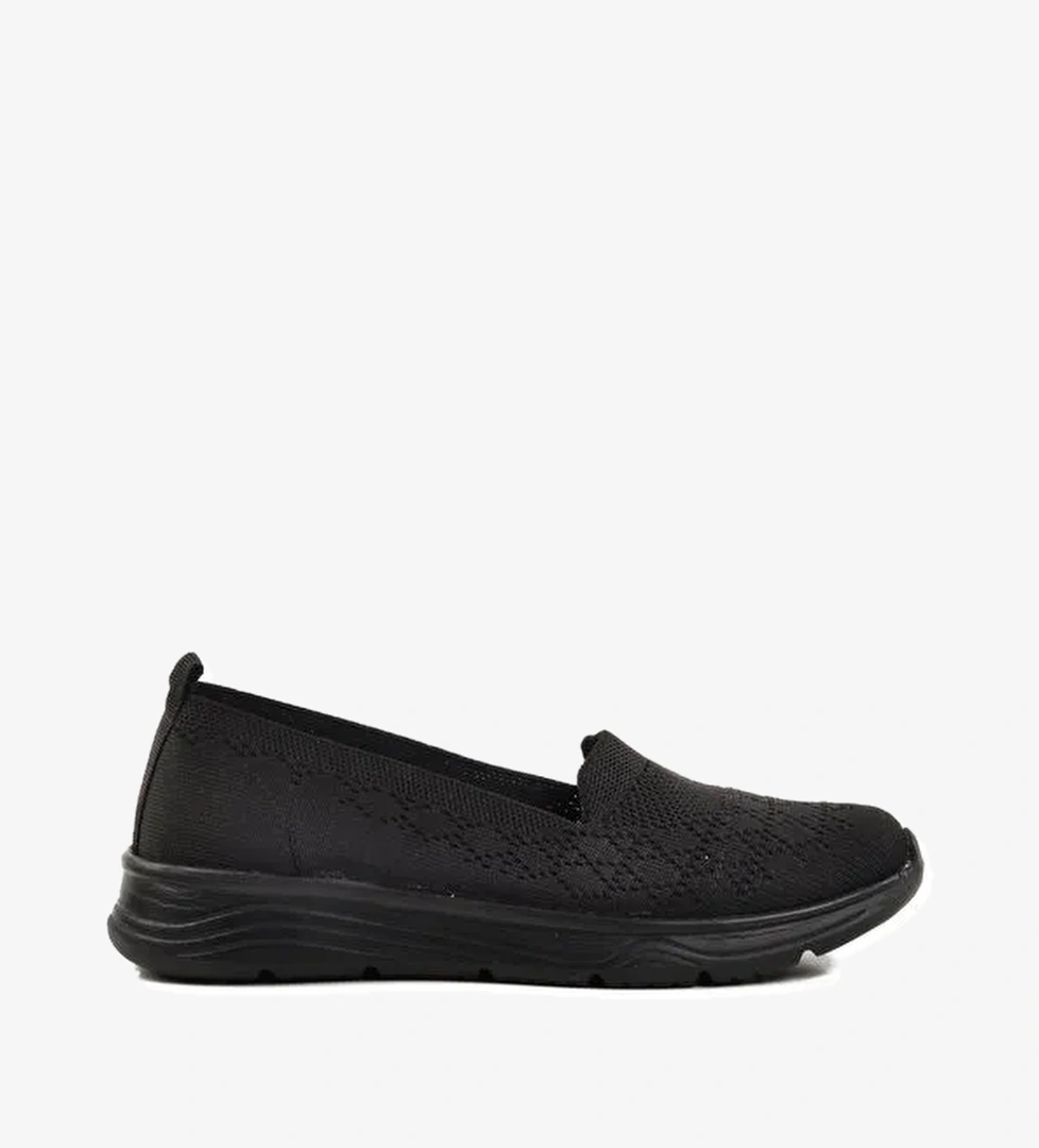 Siyah Hafif Triko Kadın Casual Ayakkabı 2410 Z - Görsel 1