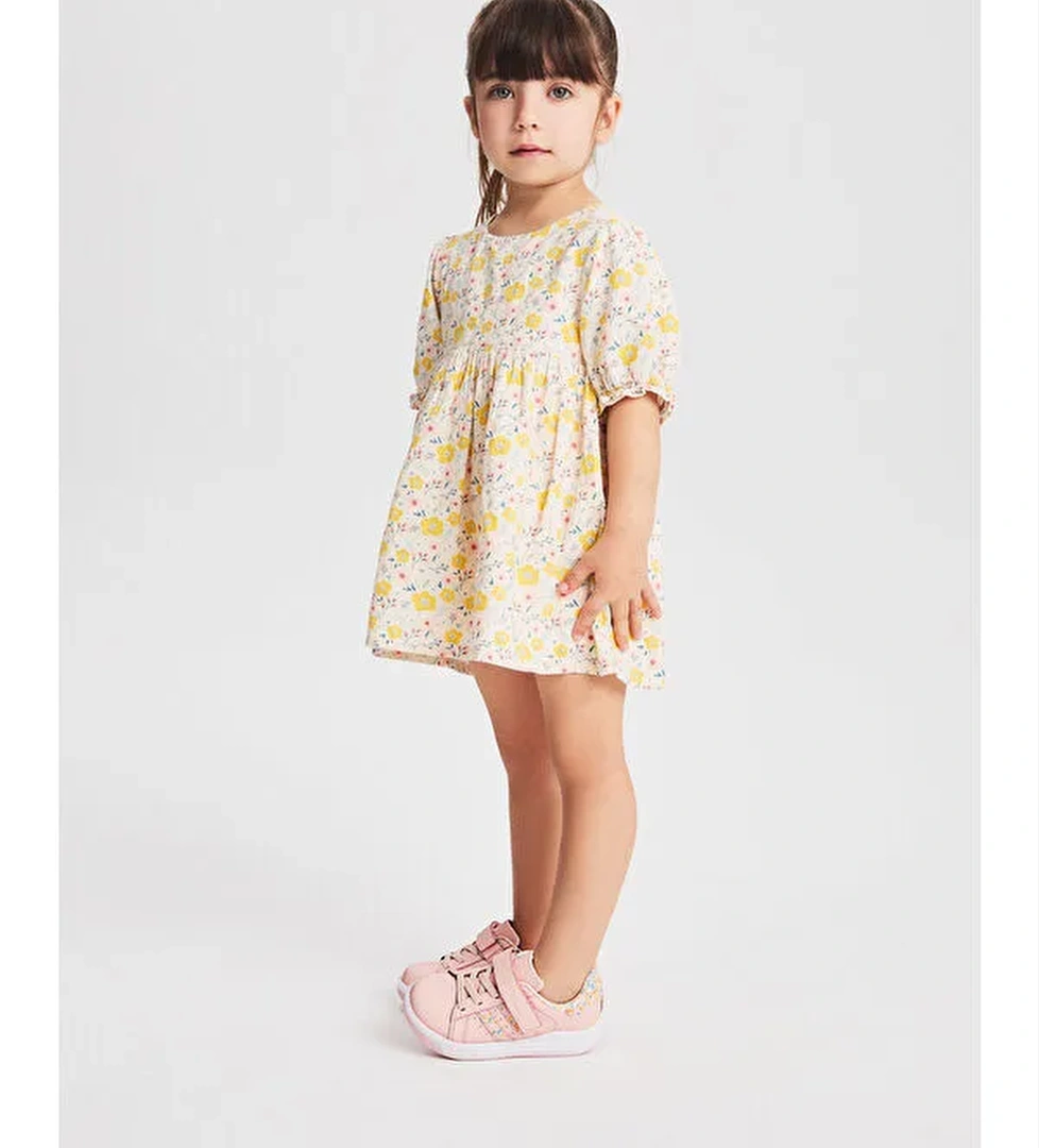 Vicco Pukky Işıklı Kız Okul Öncesi Pudra Sneaker model görseli