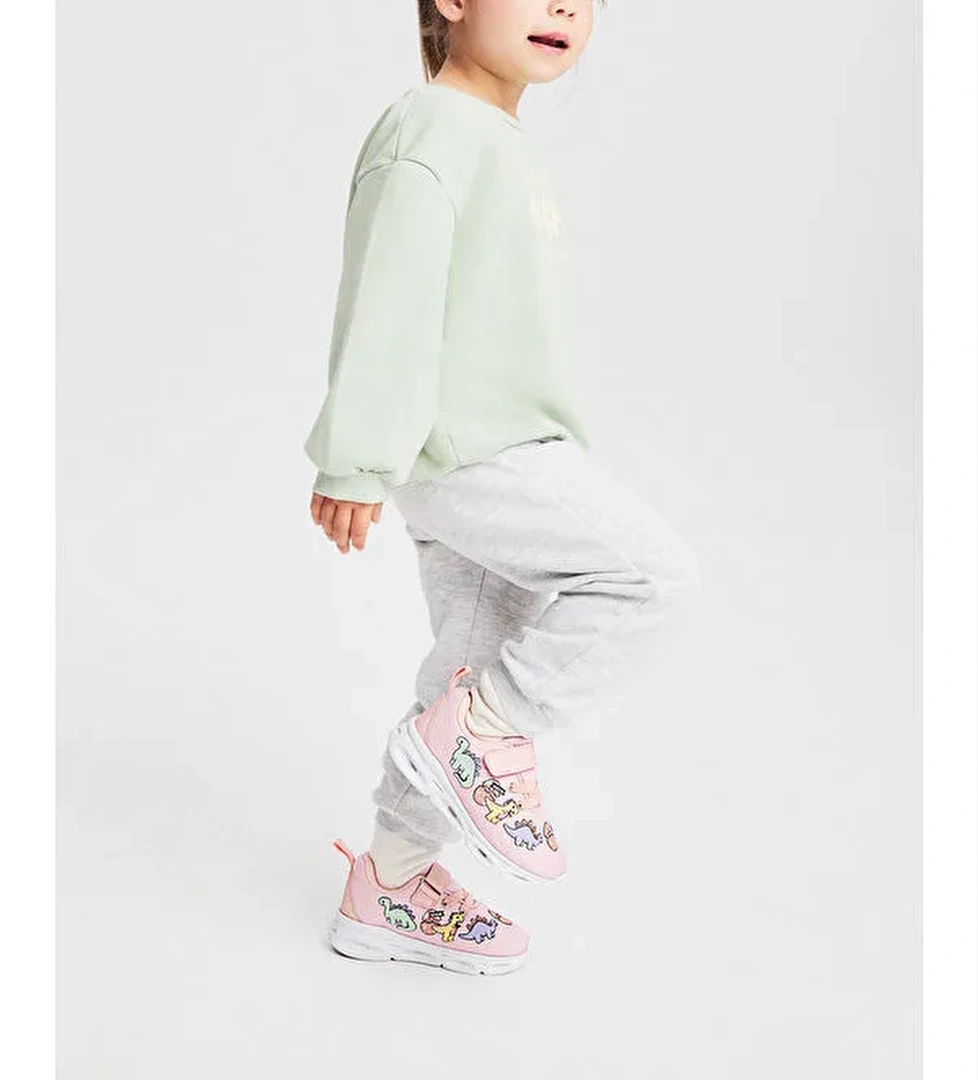 Vicco Dino Işıklı Kız Okul Öncesi Pudra Spor Ayakkabı model görseli