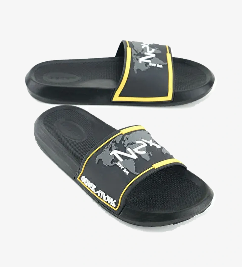 Erkek Yazlık PU Islak Zemine Uygun Ev Banyo Bahçe Havuz Terlik - Görsel 1