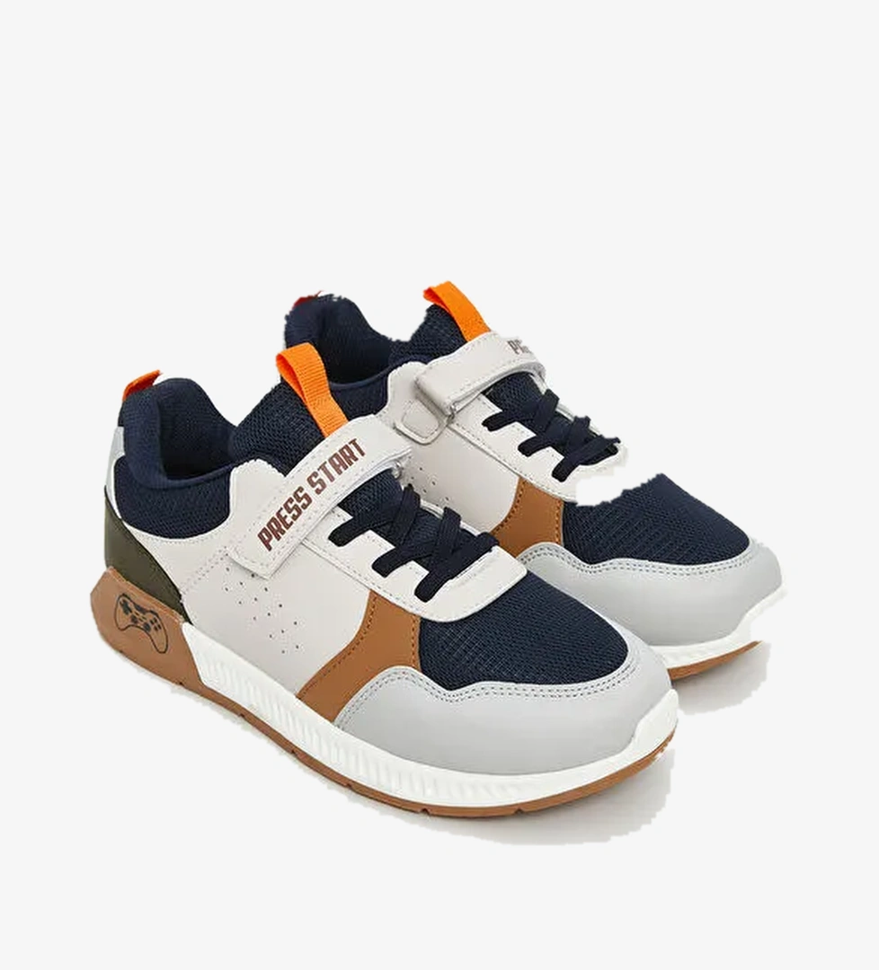 Bağcık ve Cırt Cırtlı Erkek Çocuk Spor Ayakkabı - Görsel 1