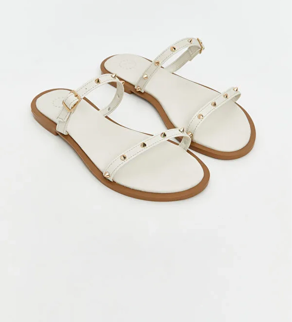 Lcw Steps Siyah Lcw Steps Deri Görünümlü Kadın Terlik