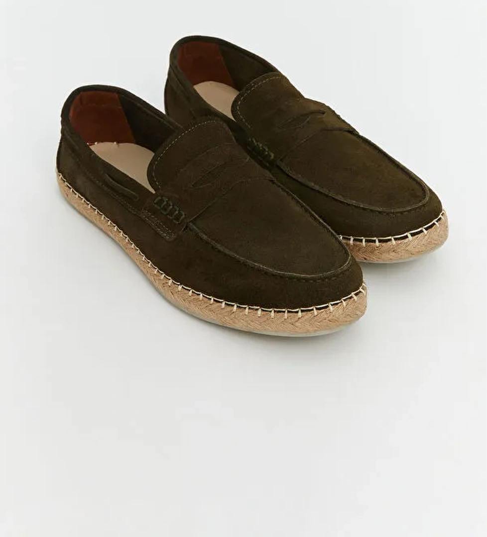 Süet Görünümlü Erkek Loafer Ayakkabı