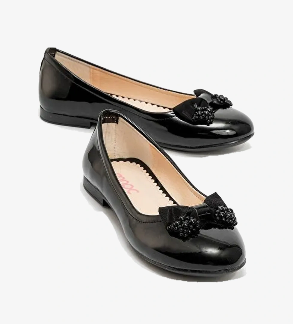 Mnpc Siyah Mnpc Fashion Kız Çocuk Babet