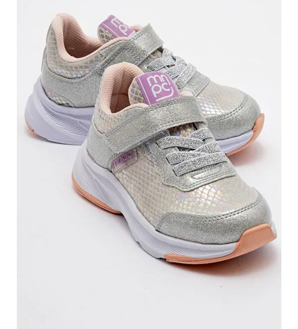 Kız Çocuk Gümüş Spor Ayakkabı