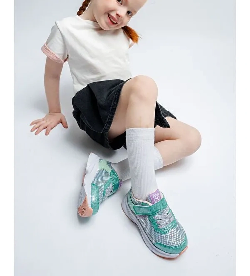 Kız Çocuk Yeşil Spor Ayakkabı - Görsel 1