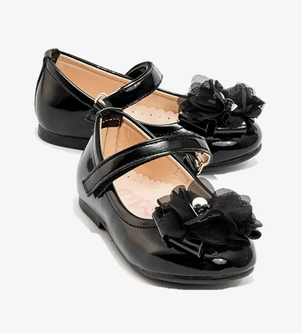 Mnpc Siyah Mnpc Fashion Kız Çocuk Babet