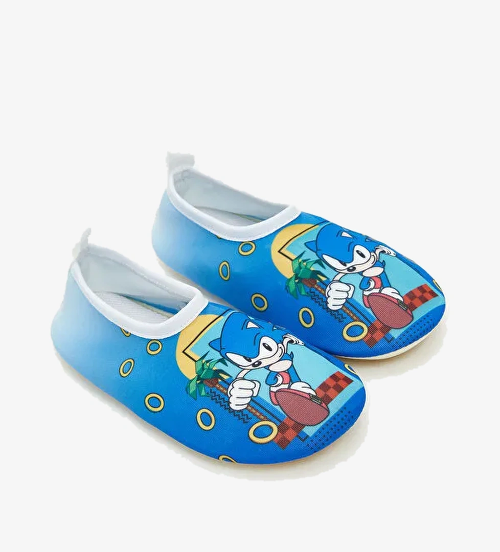 Sonic Baskılı Erkek Çocuk Deniz Ayakkabısı - Görsel 1