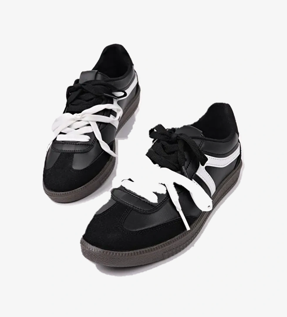 RETRO Çift Bağcıklı Günlük Kadın Sneaker Spor Ayakkabı