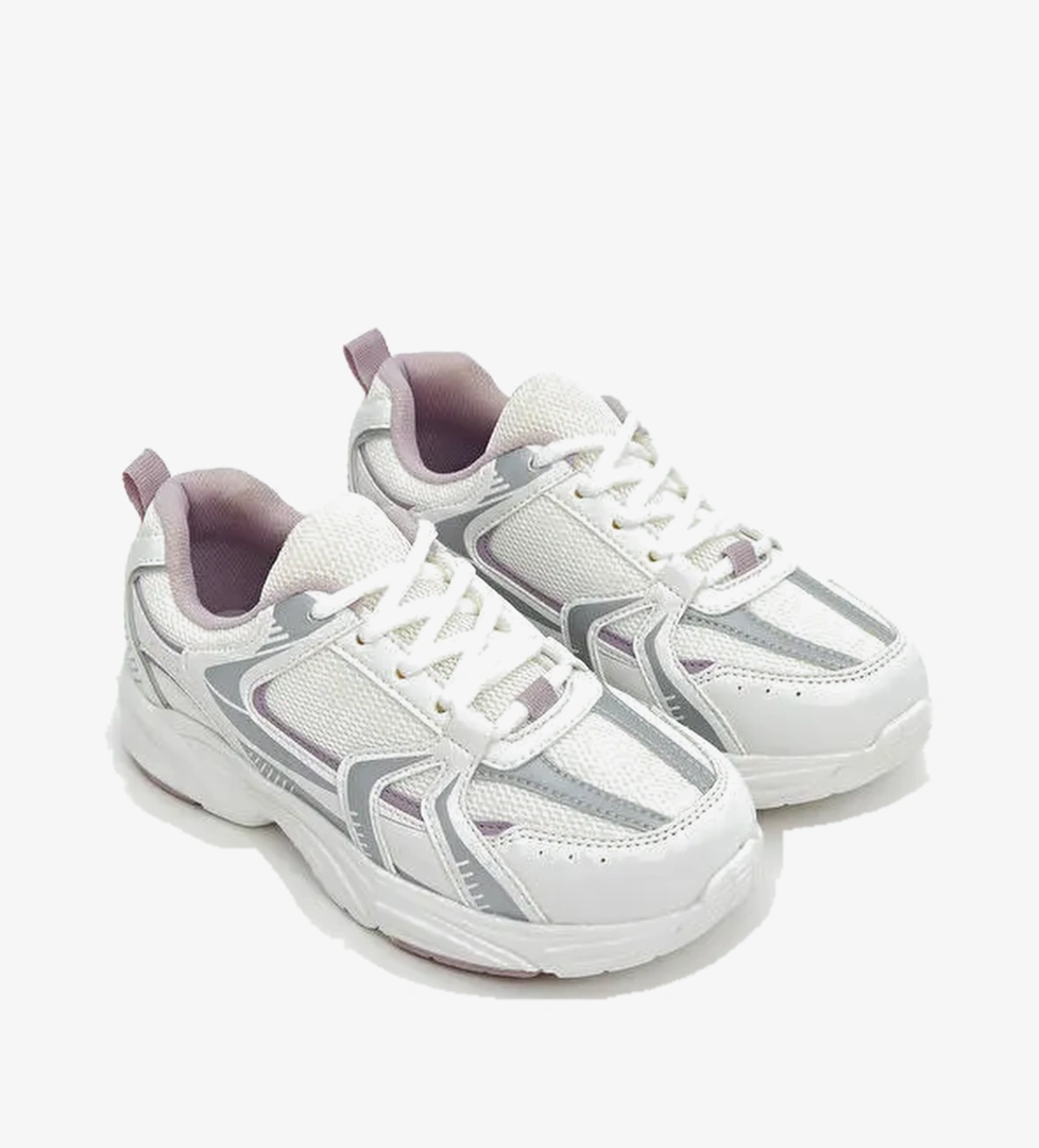 Lcw Steps Bej Lcw Steps Bağcıklı Kız Çocuk Spor Ayakkabı