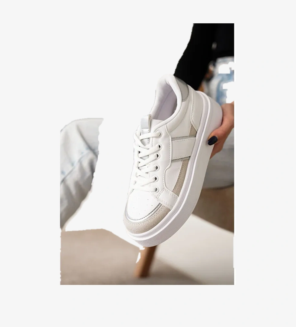 D2501 Günlük Ortopedik Kadın Sneaker Spor Ayakkabı - Görsel 1