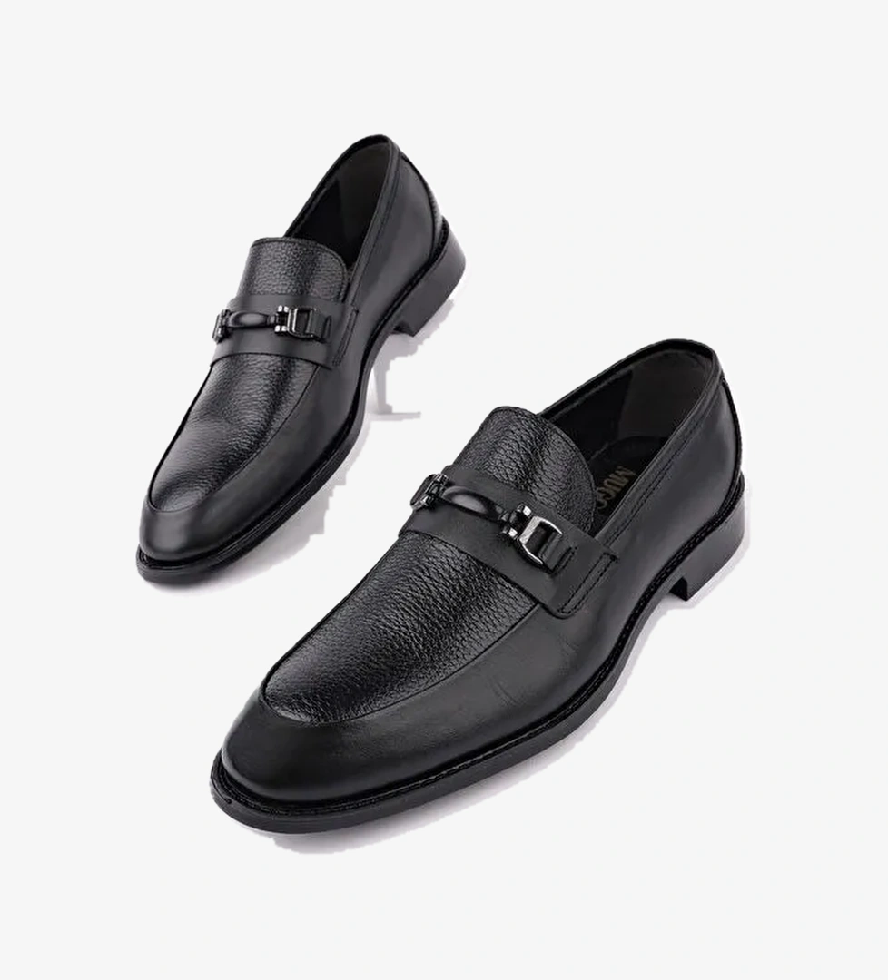 BONDY Hakiki Deri Klasik Günlük Ortopedik Erkek Ayakkabı