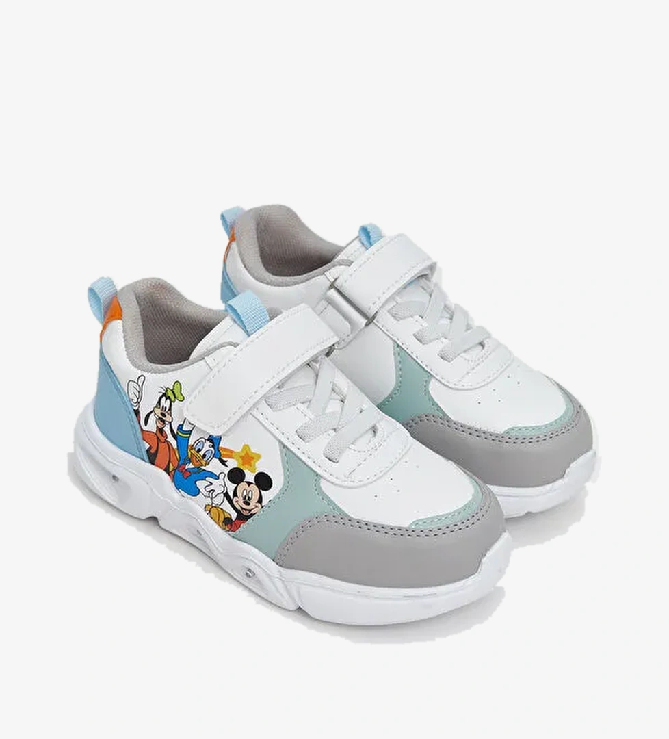 Lcw Steps Mickey Mouse Baskılı Tabanı Işıklı Erkek Bebek Spor Ayakkabı model görseli