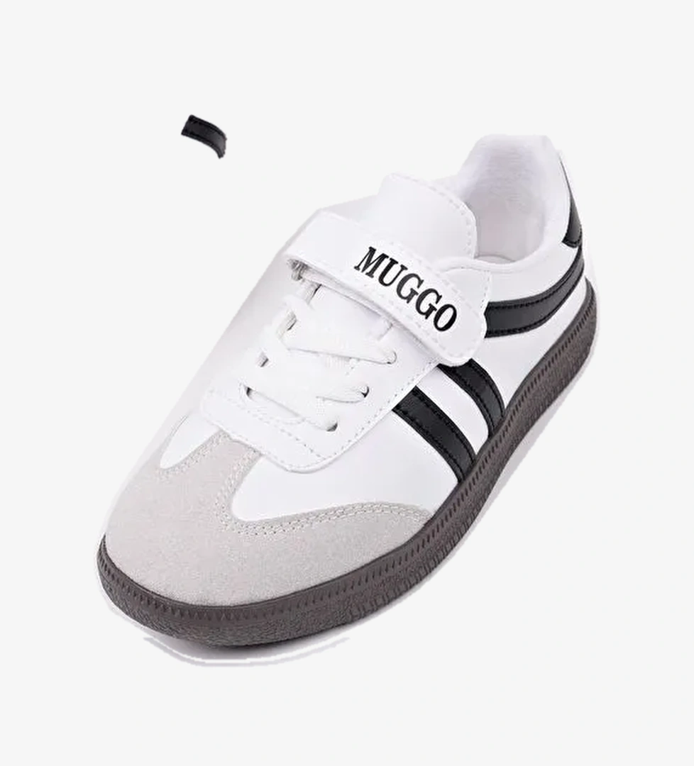 DUDLEY Günlük Ortopedik Bağcıklı Ve Cırtlı Çocuk Sneaker Spor Ayakkabı