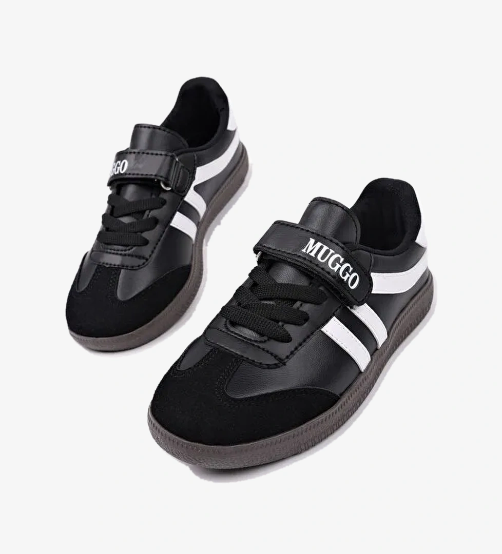 DUDLEY Günlük Ortopedik Bağcıklı Ve Cırtlı Çocuk Sneaker Spor Ayakkabı - Görsel 1