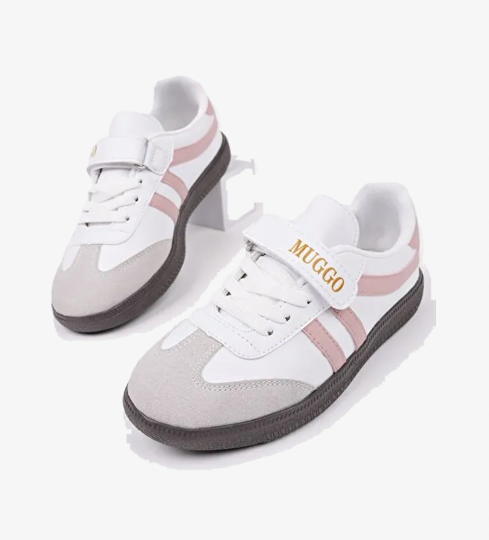 DUDLEY Günlük Ortopedik Bağcıklı Ve Cırtlı Çocuk Sneaker Spor Ayakkabı