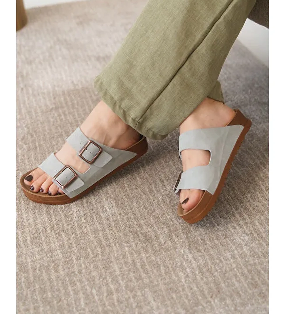 Arizona Günlük Ortopedik Unisex Tokalı Terlik - Görsel 1