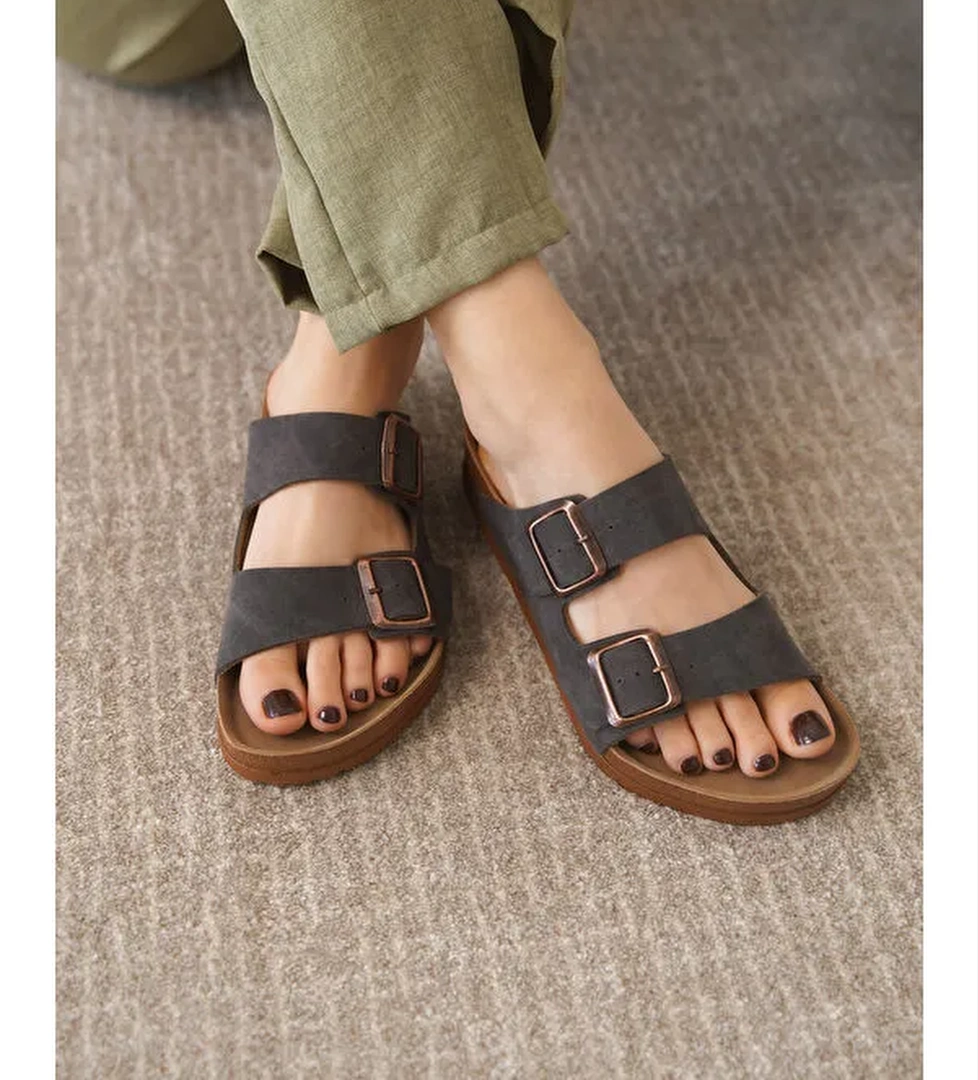 Arizona Günlük Ortopedik Unisex Tokalı Terlik