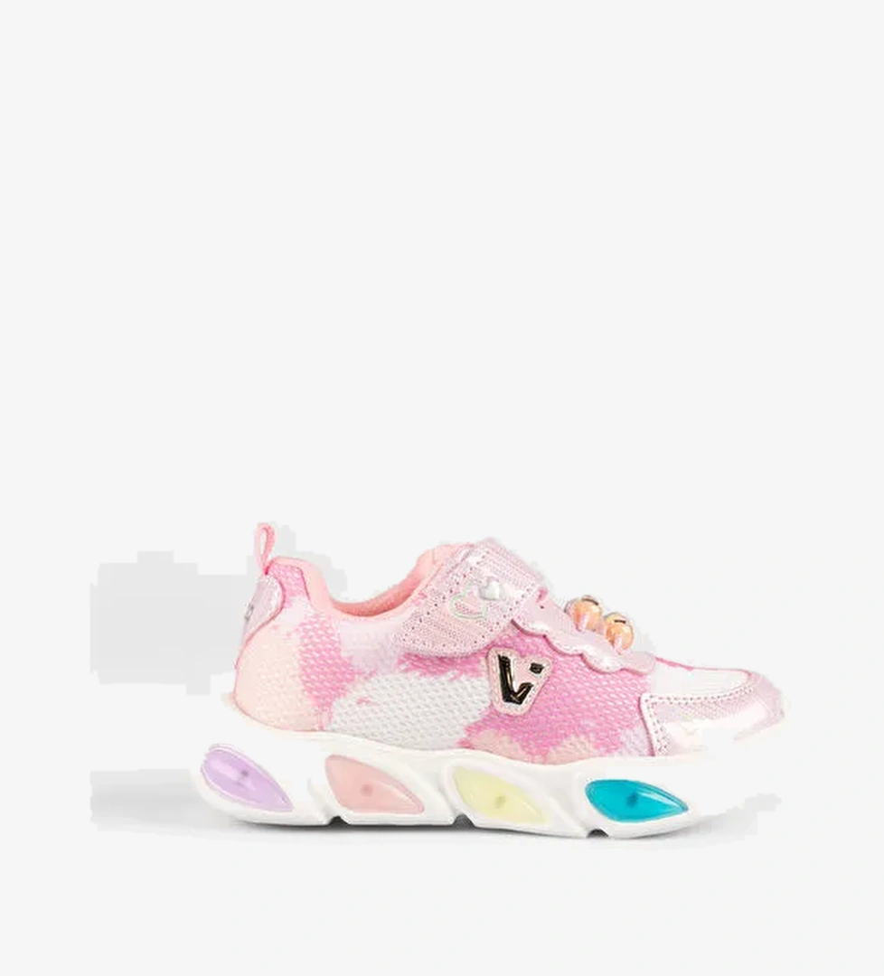 Gelato Işıklı Kız Bebek Pembe Spor Ayakkabı - Görsel 1