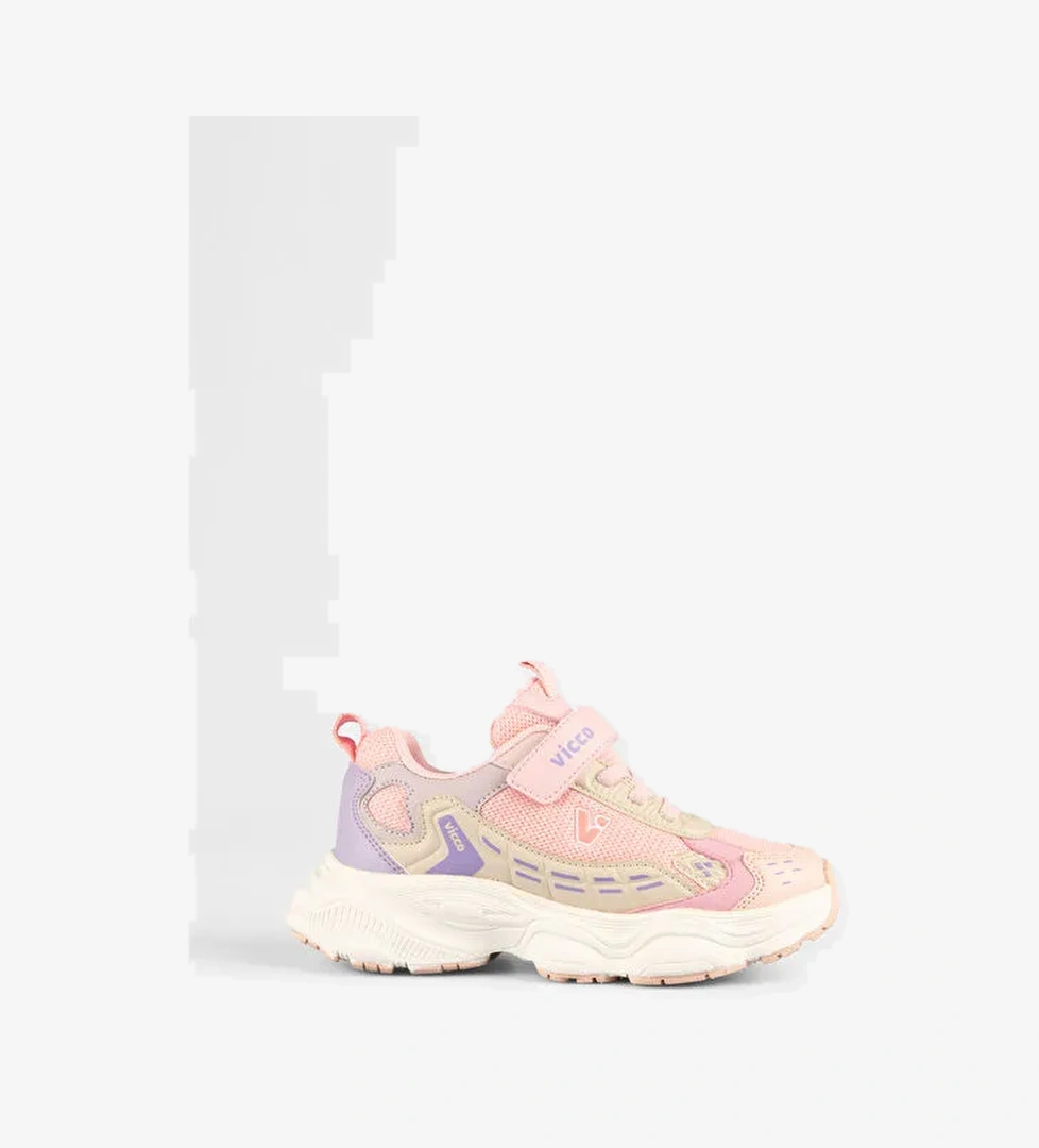 Tag Basic Kız Çocuk Pudra Spor Ayakkabı - Görsel 1