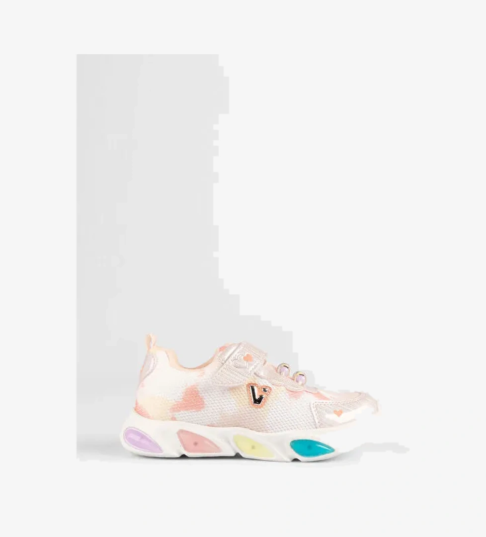 Gelato Işıklı Kız Bebek Pudra Spor Ayakkabı - Görsel 1