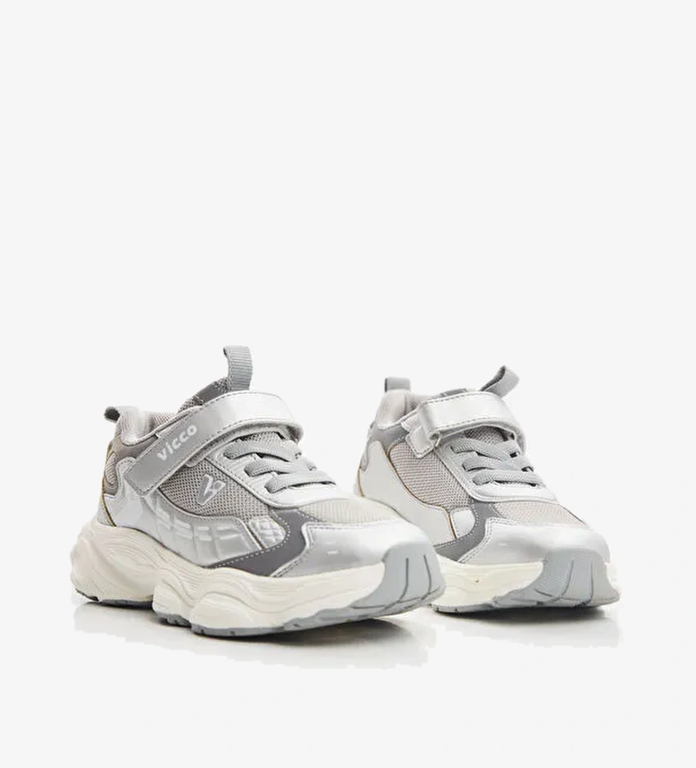 Vicco Vicco Basic Günlük Kız Okul Tag Öncesi Gümüş Spor Ayakkabı model görseli