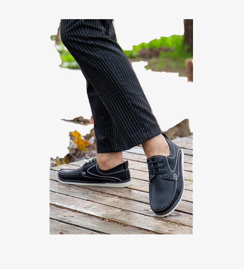 D0607 Günlük Ortopedik Erkek Casual Ayakkabı - Görsel 1