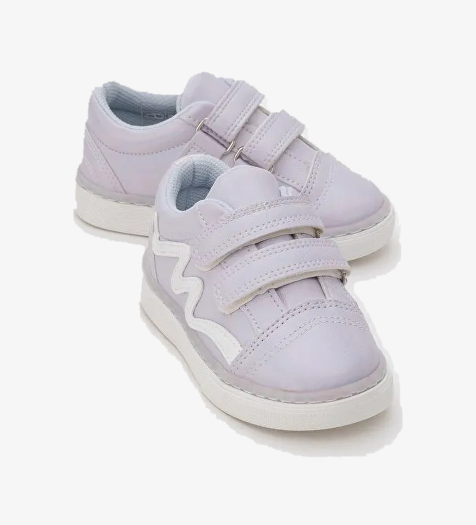 Kız Çocuk Lila Simli Sneaker Ayakkabı